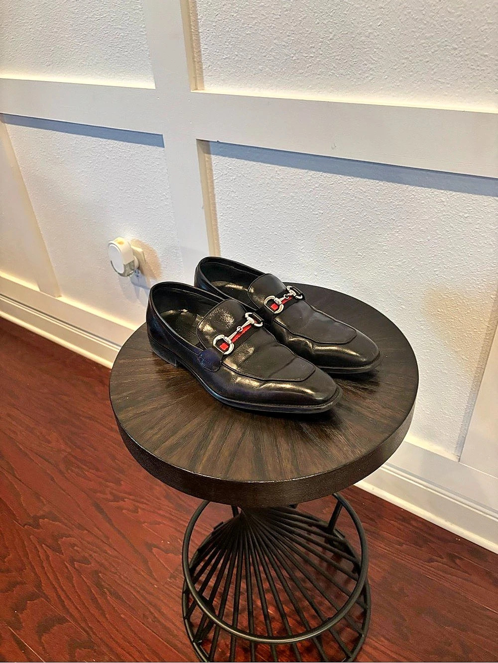 Maison Forte Vienna Black Leather Bit Loafers